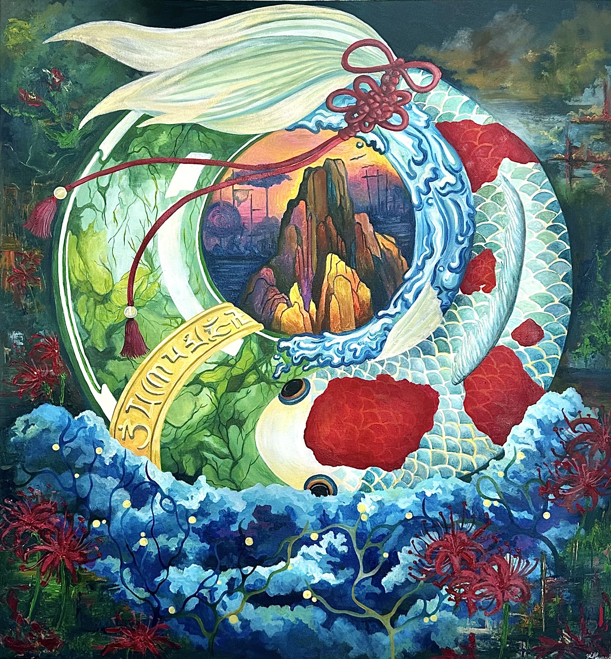 Attachment — oil painting by Stephy Hsu, 2025